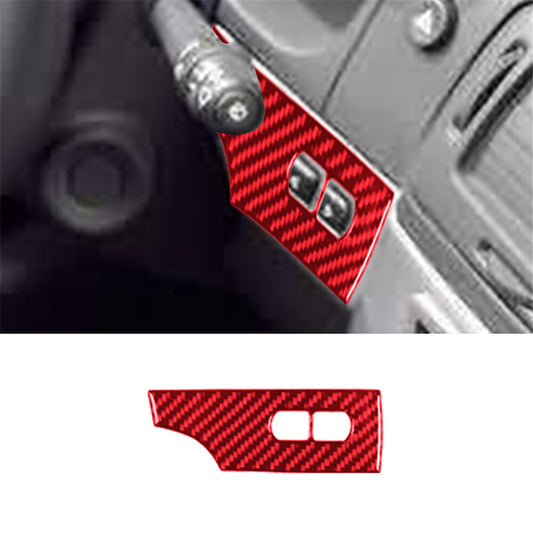 Red Steering Wheel Right Panel Trim Carbon Fiber for Chevrolet COBALT 2005-2010