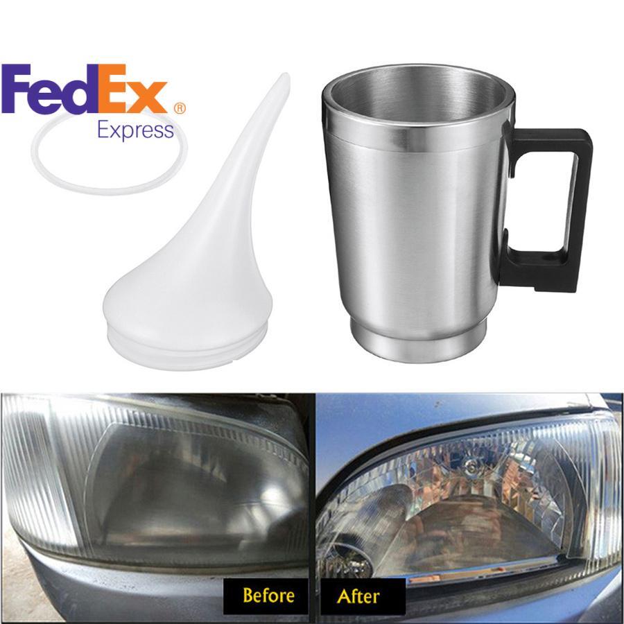 Car Headlight Lens Tool Restoration Heating Atomization Cup Restore Kit 500ML Q