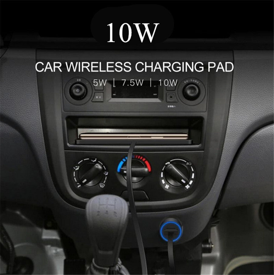 Wireless Charger Car Dashboard Phone Holder Mat For Apple iPhone 13 14 Samsung