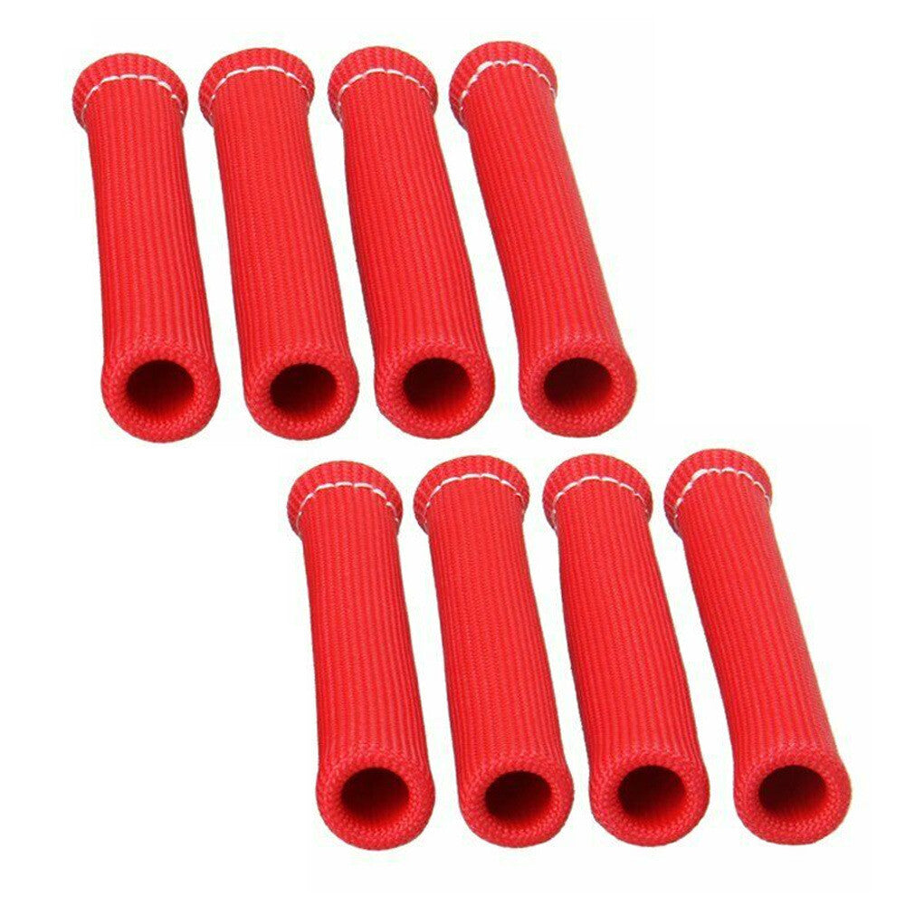 Car 2500° Spark Plug Wire Boots Heat Shield Protector Sleeve Cover fit for SBC Q