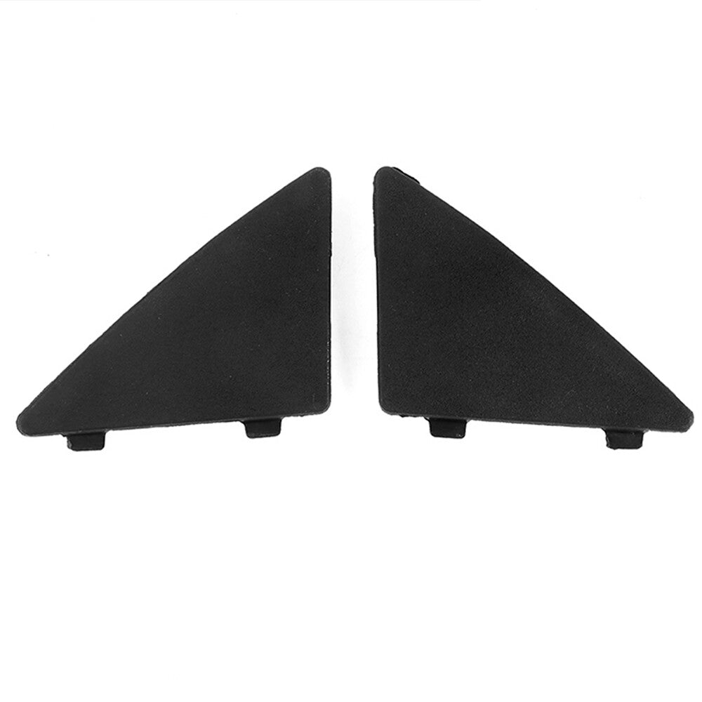 2-Piece Front Bumper Lower Grille Triangle Cap Tow Hook Cover for 2014-2016 for Mazda 3 n