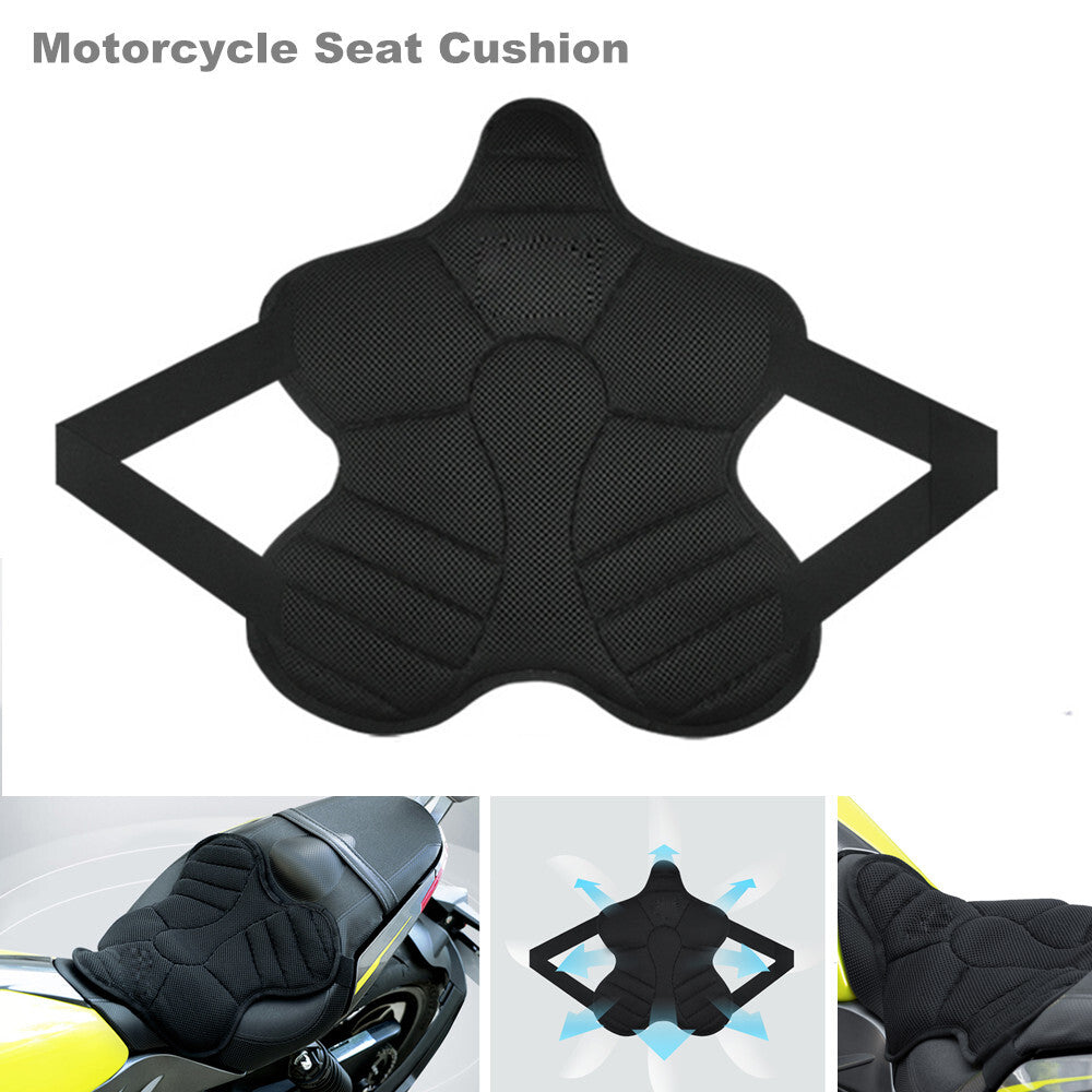 Universal Motorcycle for Seat Cushion 3D Air Cooling Shock Absorption and Breathability n