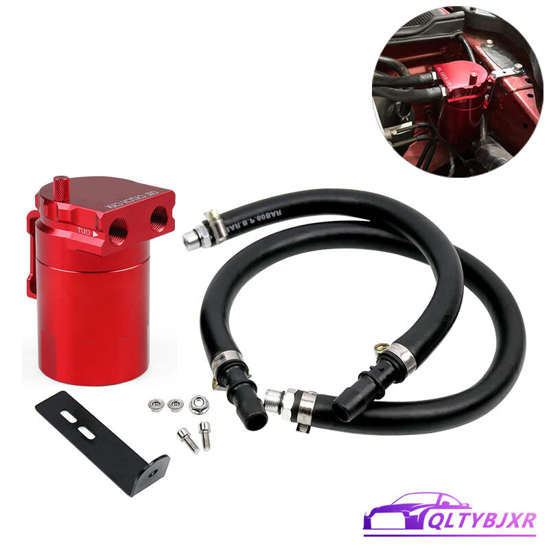 Oil Separator Oil Catch Can For 11-20 for Dodge Charger 3.6L for Challenger 3.6L Red