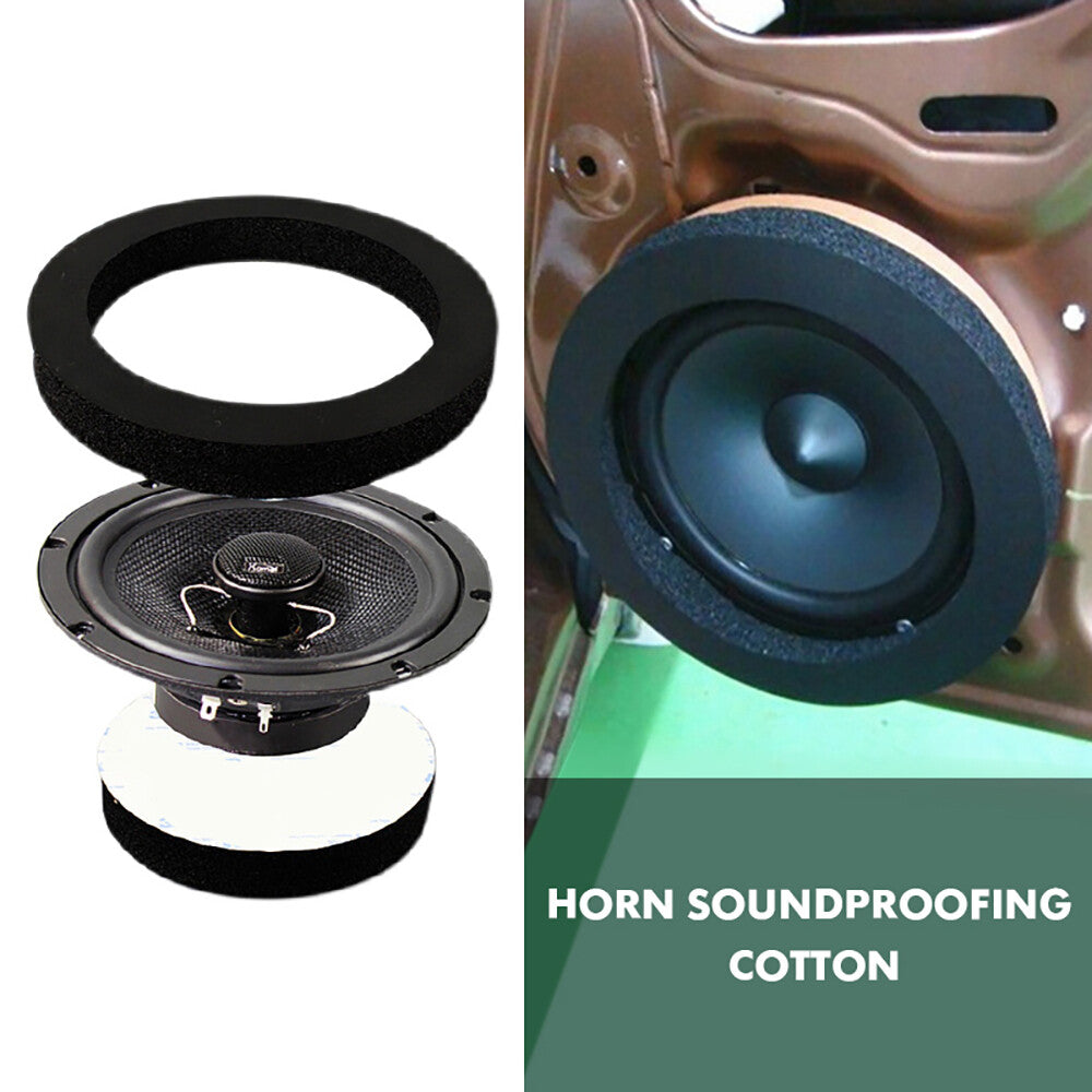 4 x 4-inch car speaker surround bass door trim sound insulation accessories - n