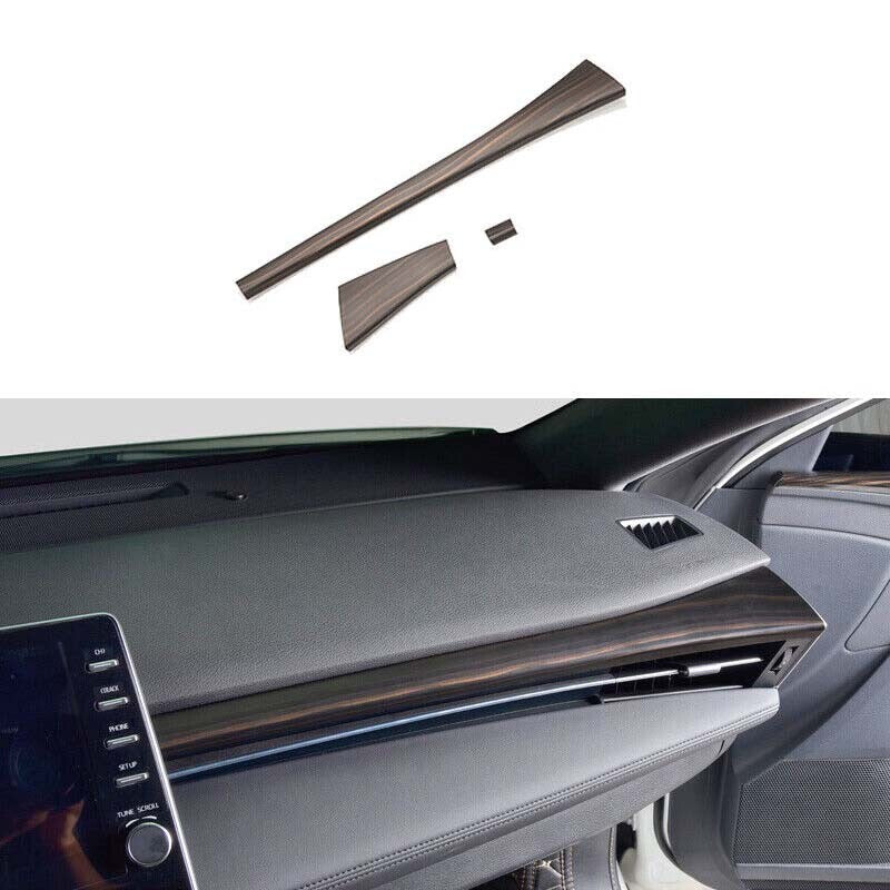 Middle Console Dashboard Strip Trim 2019-2022 Matte Wood Grain for Toyota for Avalon