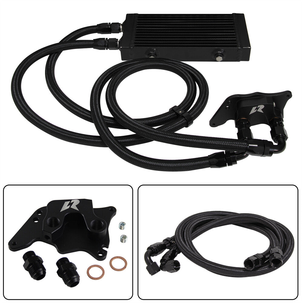 Small Dual Pass Bar  Plate Oil Cooler Kit for BMW for Mini Cooper S R56 1.6L 06-12