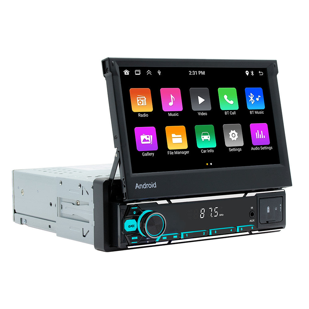 7in Android 13 1Din Radio Bluetooth Car Stereo For Apple CarPlay GPS Mirror Link