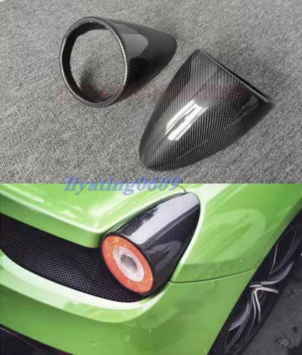 Carbon fiber rear brake light cover trim for Ferrari 458 Italia Spider 2011-2015