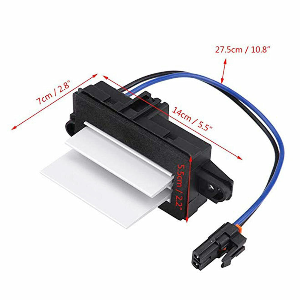 53-69738 A/C Heater Blower Motor Resistor for GMC Envoy XUV for Isuzu Ascender 4.2 Q