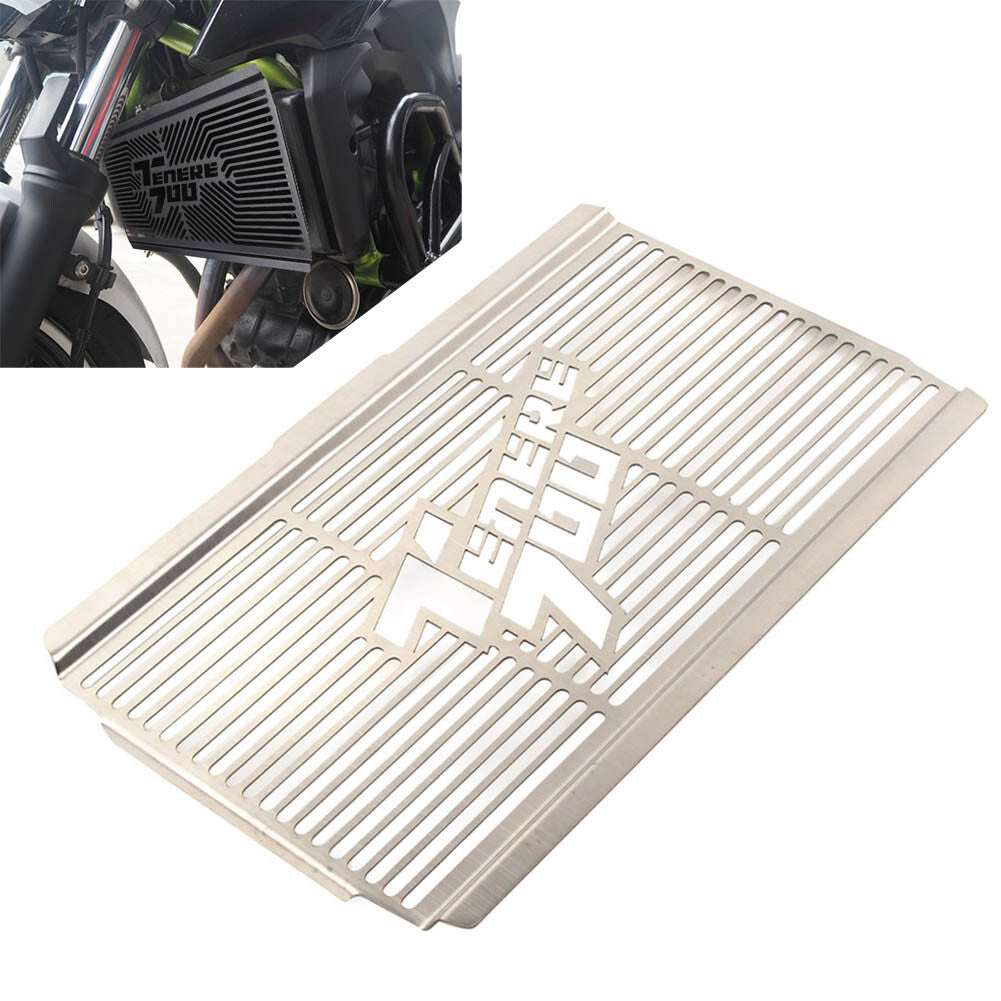 Radiator Guard Protector Grille Cover for YAMAHA TENERE 700 Rally XT690Z Silver