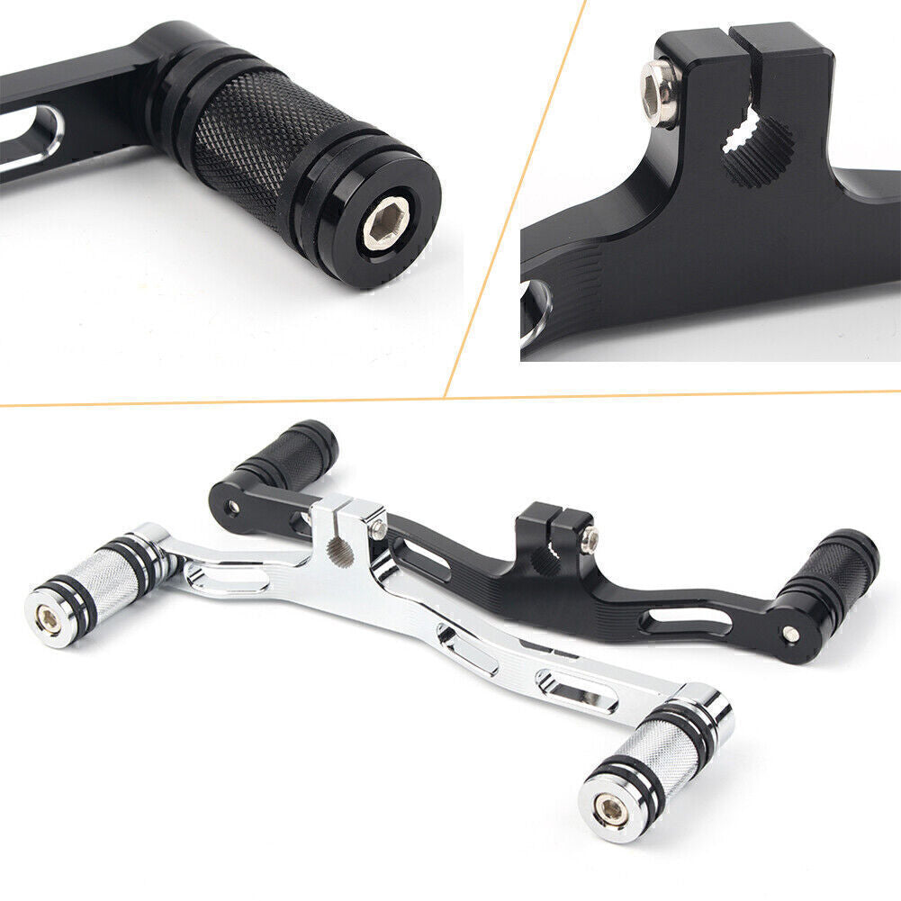 for Harley Dyna 91-17 FXD w/ Mid-Control Moto CNC Front Rear Gear Shifter Lever