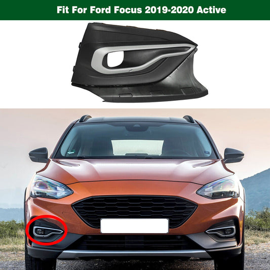 Right 7XJB-19952-U3 Front Bumper Fog Light Cover for Ford Focus 2019-2020 Active