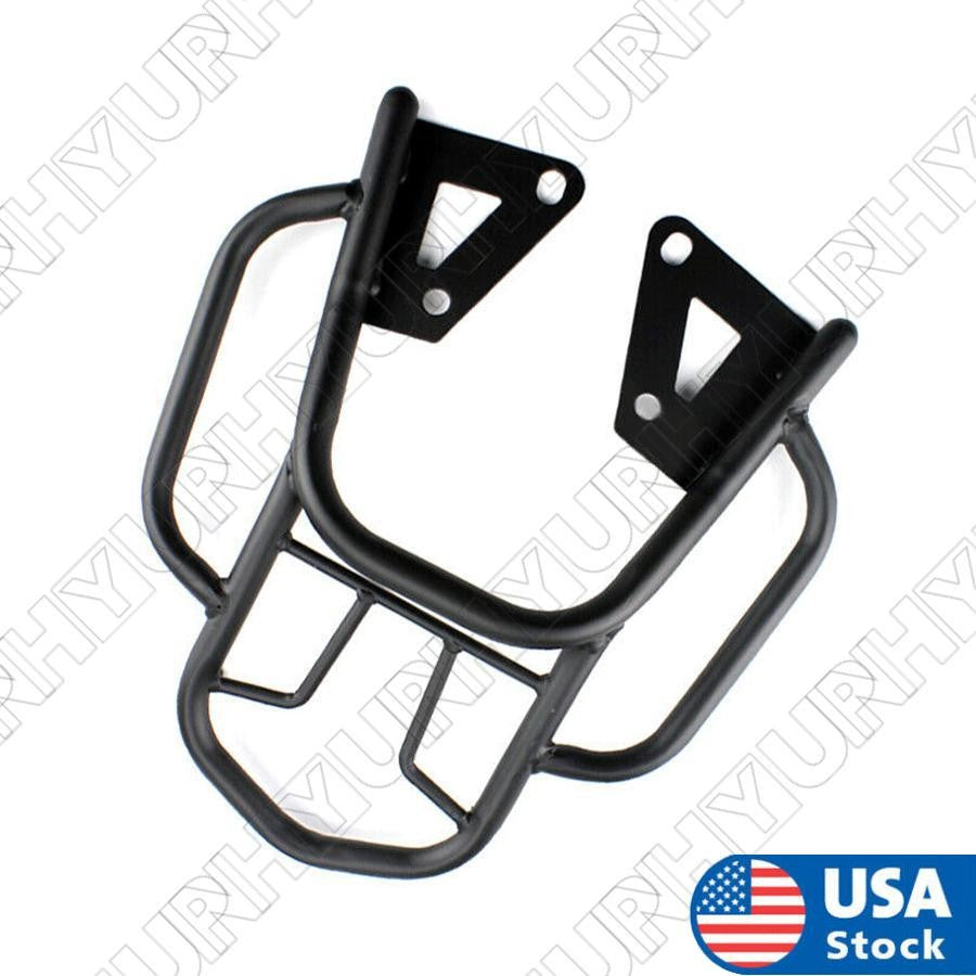 1 x Motorcycle Armrest Rear Shelf Scooter Refitted Box Tail Fin Luggage Rack Set Q