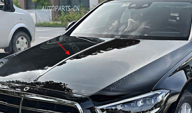Plating Steel Front hood upper trim strip For S Class 2021-2024 n