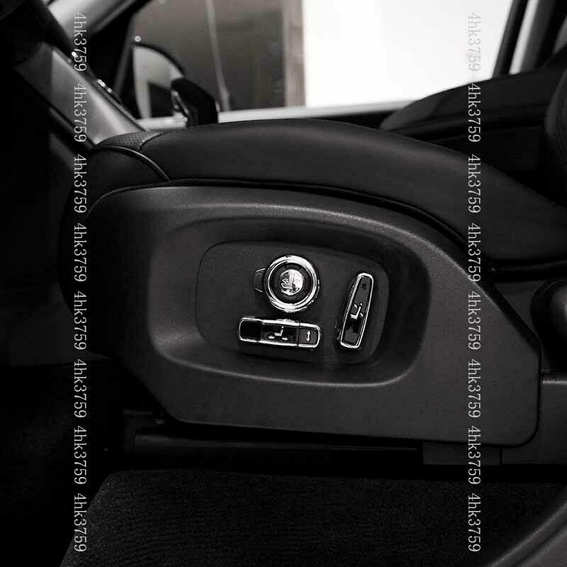 8X ABS Chrome Car for Seat Adjustment Button Trim Cover for Jaguar F-PACE 2016-2020