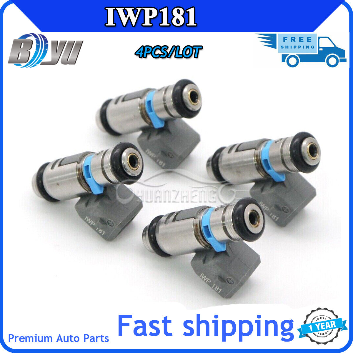Suitable for Harley Davidson Sportster XL 883C 1200C 27706-07A (4) IWP181 fuel injectors