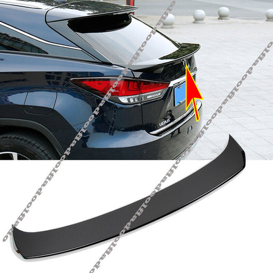for Lexus RX350 450h 2016-22 Tail Gate Center Garnish Middle Wing Spoiler Black