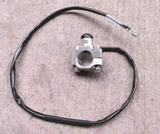 7/8 Silver CNC Stop Kill Switch Pit Pro Trail Dirt Bike ATV Quad Motorcycle 22mm