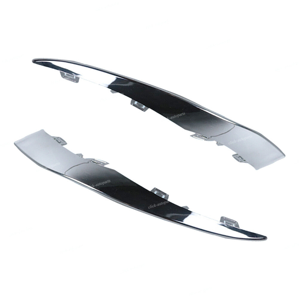 LHRH Front Bumper Moulding Trim Lower Fits for Mercedes W205 C-Class 2019-20 Chrome