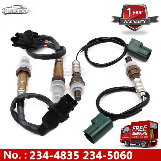 4-piece new oxygen (O2) sensor kit suitable for 2004, 2005, and 2006 for Nissan Titan V8 microphone 5.6L