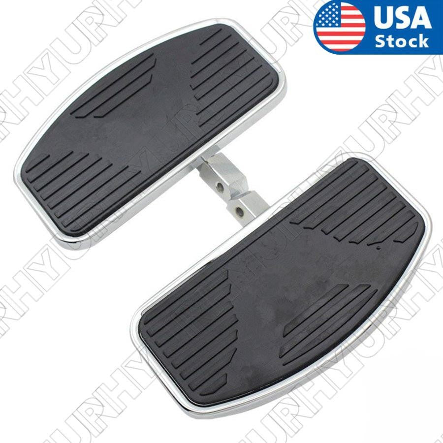 2x Wide Foot Rest Board Floorboard Kit for Suzuki for Honda for Yamaha Touring Cruiser Q