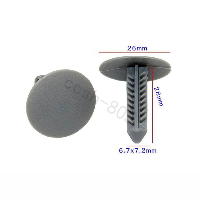 10 Pcs Gray Car Quarter Headlining Panel Trim Retainer Clips For Chevy