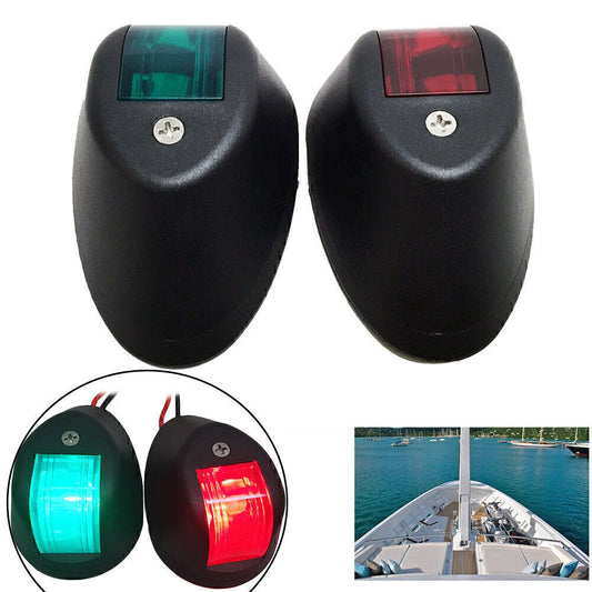 12V marine 6-LED dual-color bow navigation light, red and green, 915935mm - n