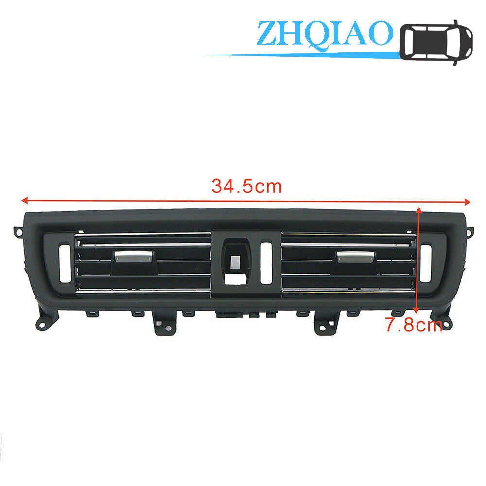 64229166885 Front Console Grill Dash AC Air Vent Black Fit for BMW 5 Series 520 523