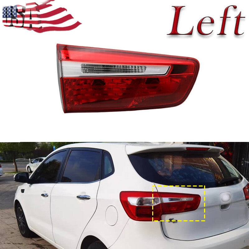 Left Inside Taillight Assembly Rear Brake Light for Kia K2 Hatchback 2012-2014