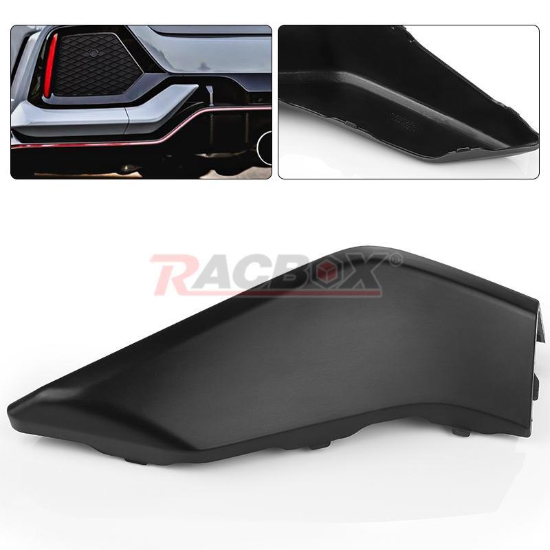 Tow Hook Cover Rear Bumper fit for 2016-2021 for Honda for Civic Hatchback Primed Black
