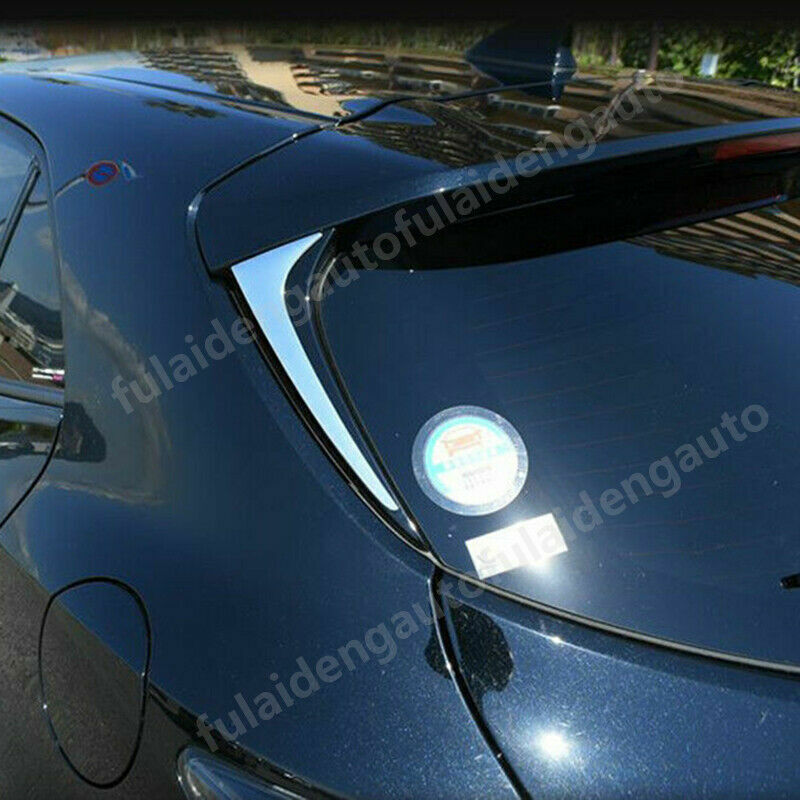 for Toyota for Corolla Hatchback 2019-2022 Chrome Car Rear Window Side Spoiler Trim