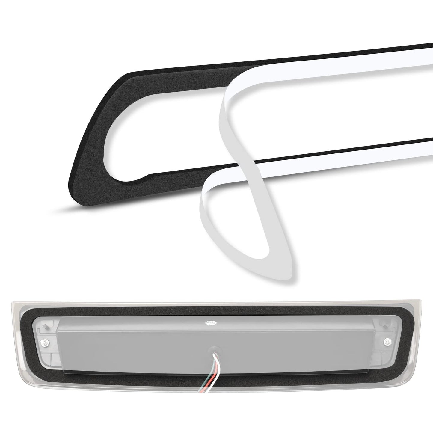 Third brake cargo light gasket seal applicable to 2009-2018 for Dodge for Ram 1500 2500 3500- n