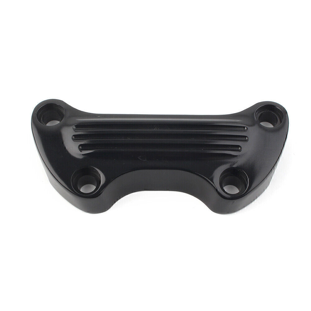 for Harley Sportster Softail Dyna 1 Handlebar Riser Top Clamp Cover Black UK