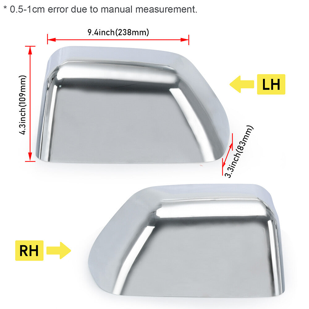 Tow Mirror Cap Cover Set Left+Right LH For 2017-2023 for Ford F250-F550 Super Duty
