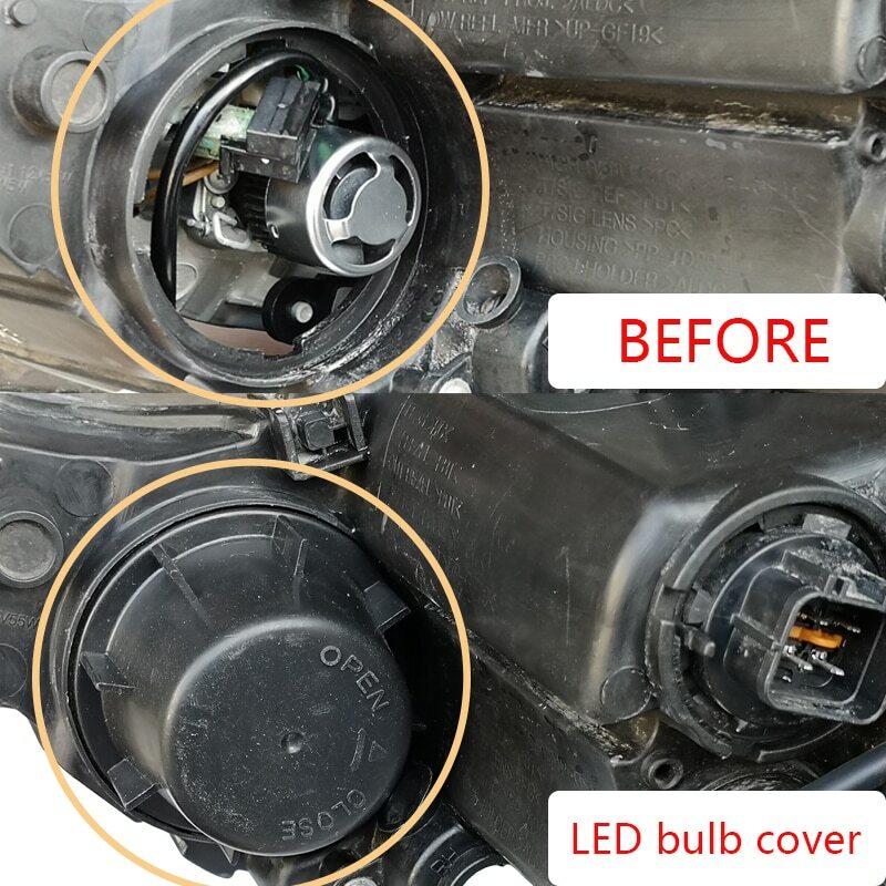 Car Headlight Dust Cover Cap for Hyundai for Tucson Accent Q