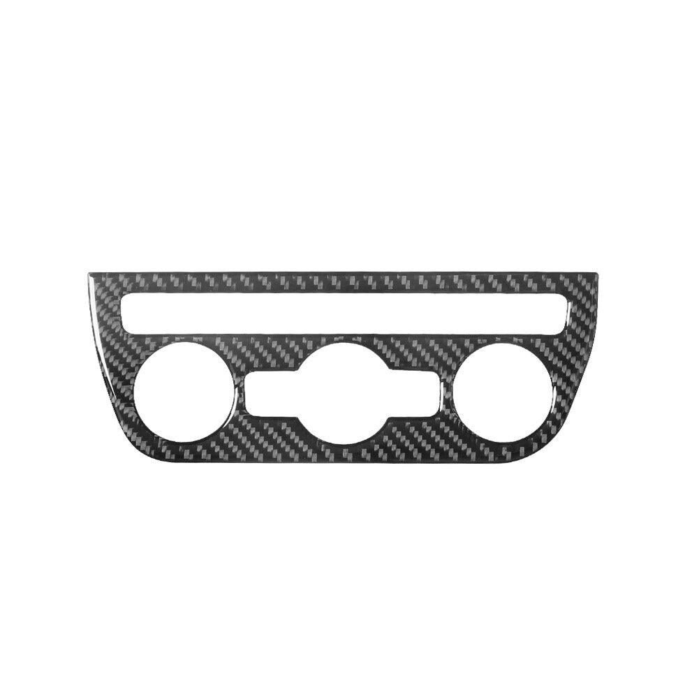 4Pcs Carbon Fiber Window Lift Panel Switch Cover Trim For Camaro 16-18 v