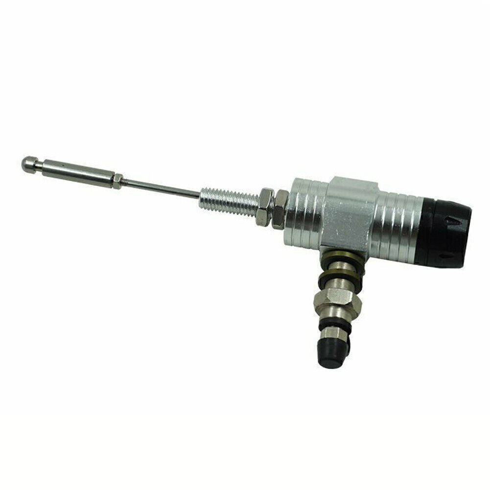 M10x1.25MM Motorcycle Hydraulic Clutch Master Cylinder Rod Brake Pump Silver Q