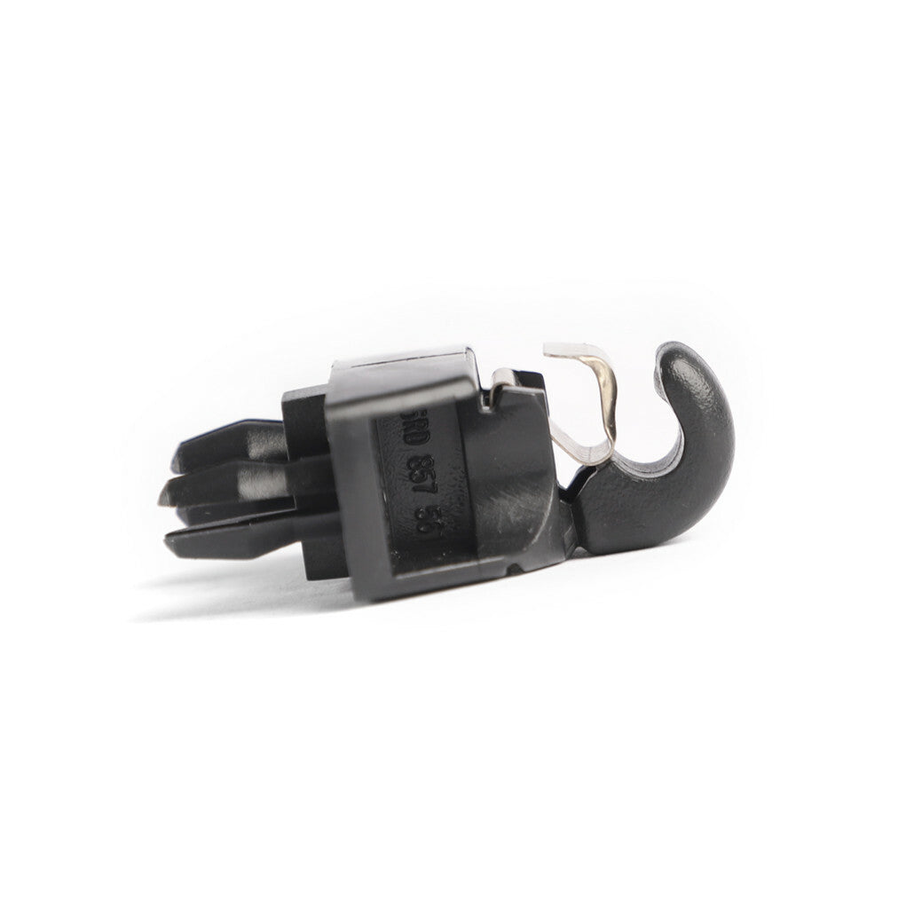 Black sun visor clip holder for Volkswagen for Passat B7 Polo UP! MII Citigo Silver