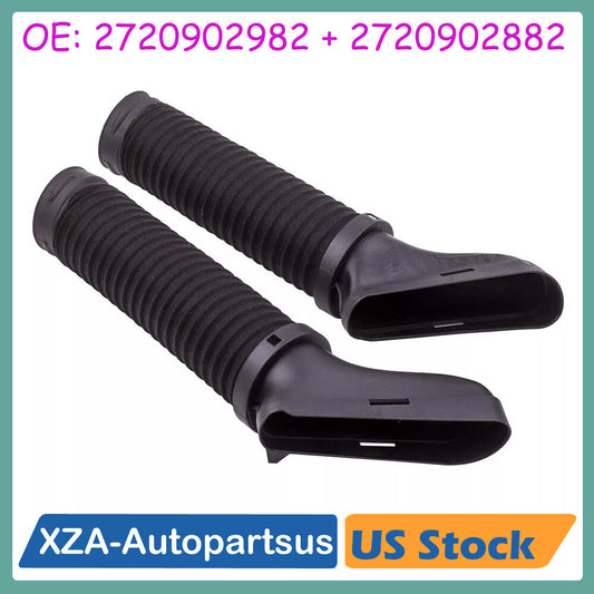 Left + Right Air Intake Hose Duct Set for Mercedes Benz GLK 350 3.5L 2010-2012 Q