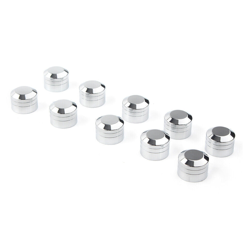 for Harley Inner 9mm Schrauben Motor Chrome Aluminum CNC Bolt Topper Caps Cover Q