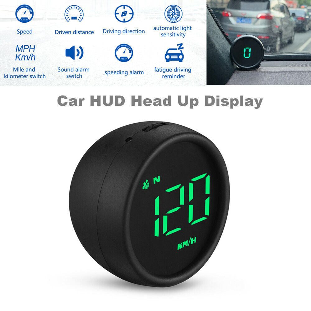 In-vehicle HUD, Head-Up Display, Digital GPS, for Smart Speedometer, Scanner, Multi-Data KM/H MPH n