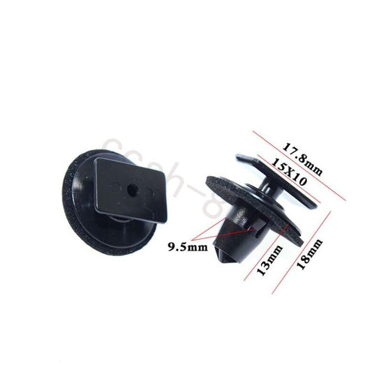 for Nissan 10 Pcs Car Side Skirt Sill Moulding Cover Trim Clips