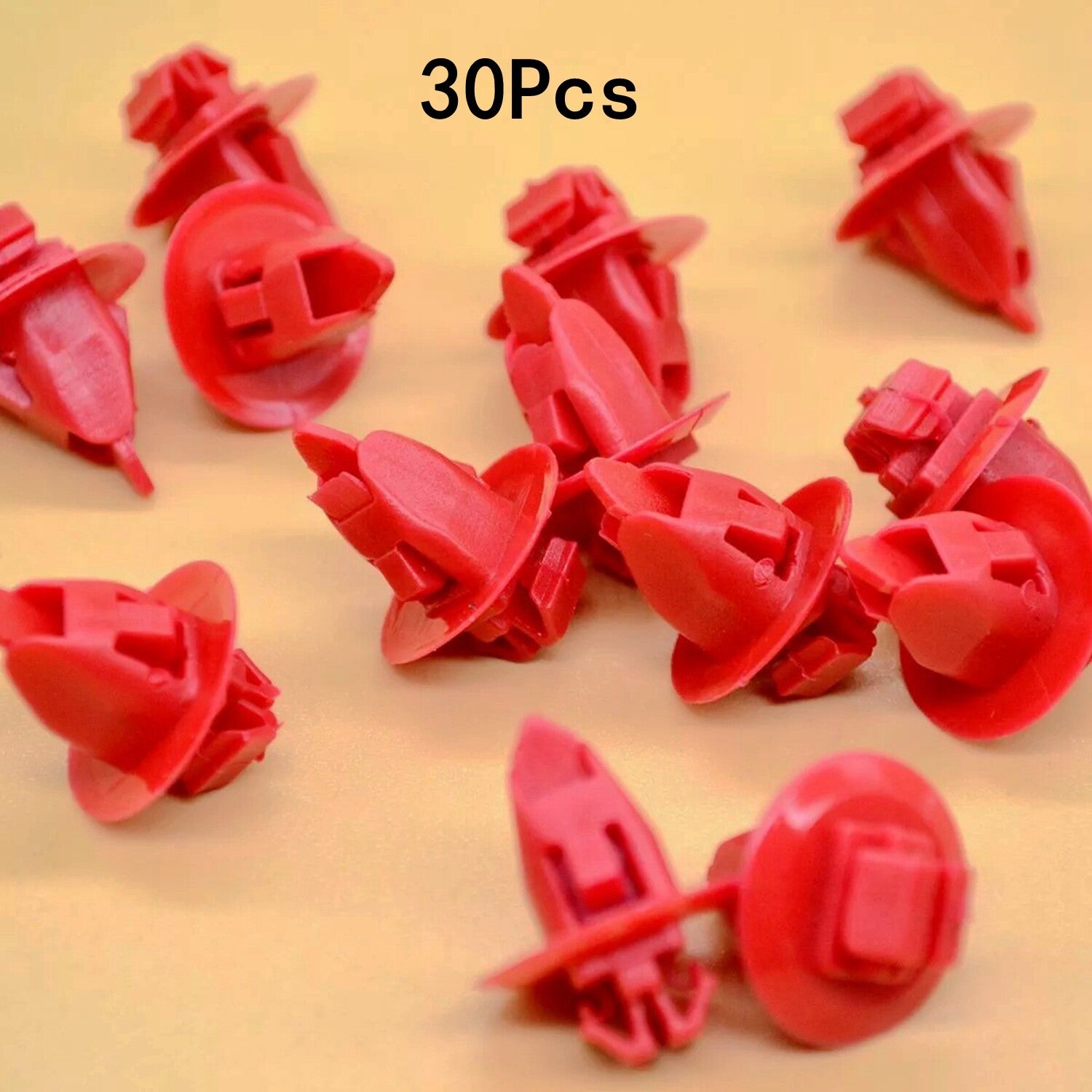 30pcs Red Wheel Fender Flare Clips for Toyota 4Runner Sequoia Tacoma Tundra