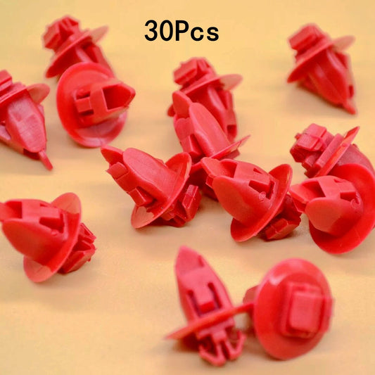 30pcs Red Wheel Fender Flare Clips for Toyota 4Runner Sequoia Tacoma Tundra