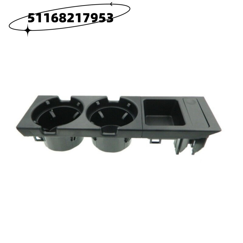 Black front center console cup holder for 3 E46 1998 - 2006 n