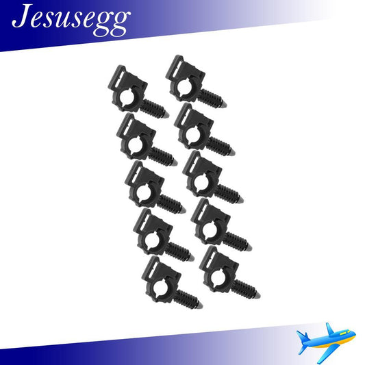 10Pcs Wiring Harness Wire Loom Routing Clips Black For Camaro Silverado Colorado