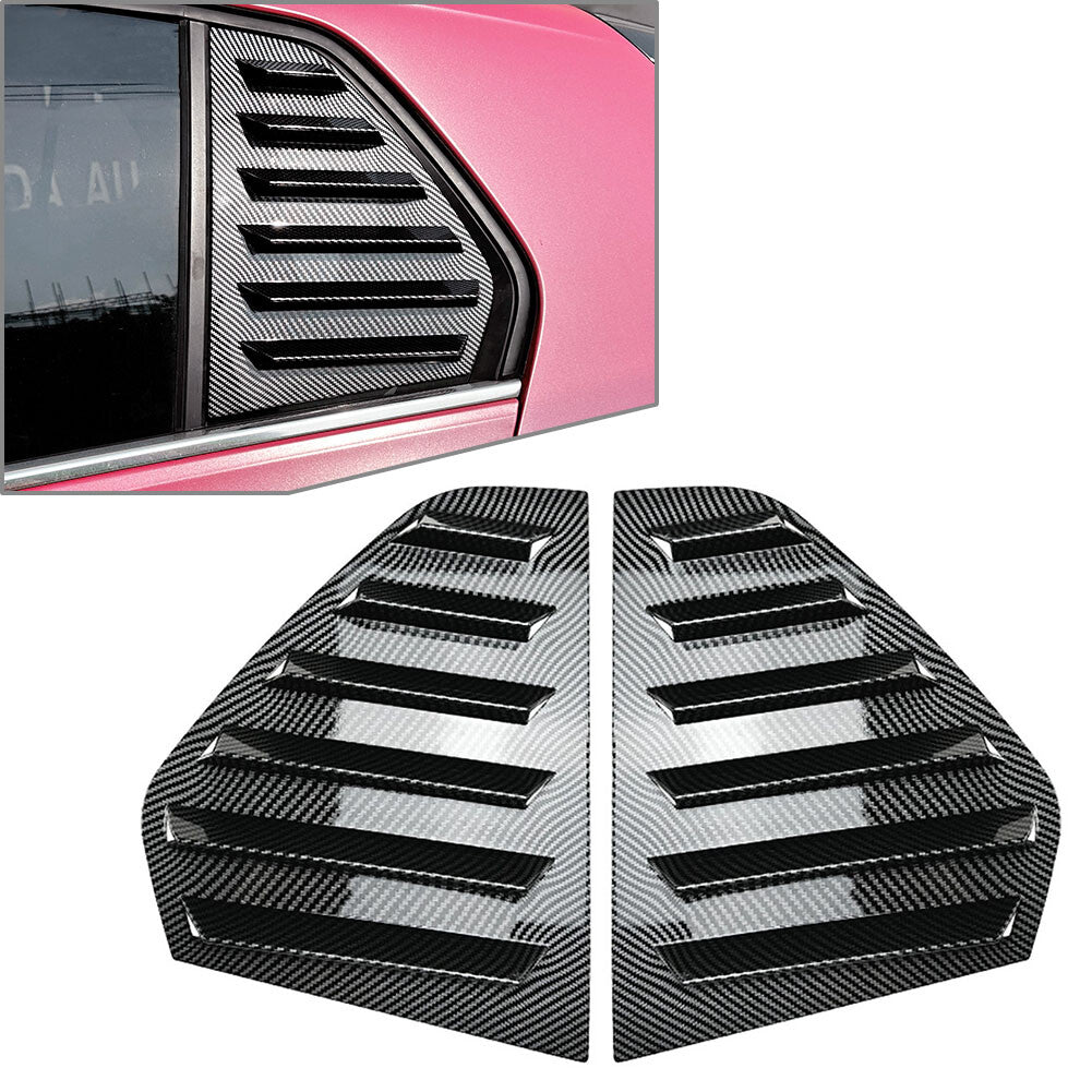 Rear Window Side Vent Shutter Louver Cover Trim for VW for Golf 8 MK8 2020-2022 2pcs