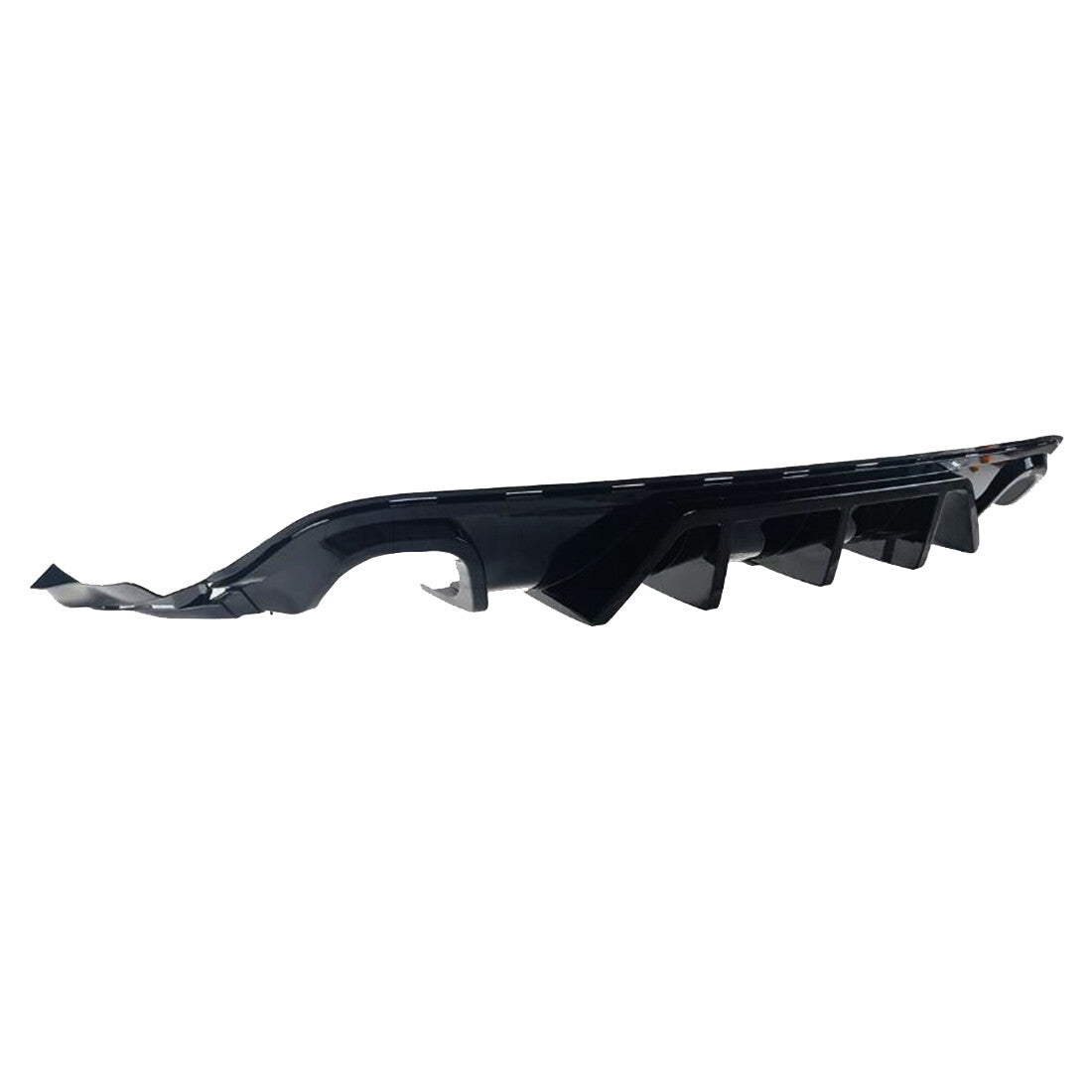 Gloss Black Fin Rear Bumper Diffuser for Jeep Grand Cherokee SRT 2014-2021 n