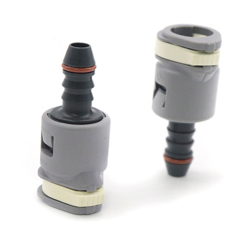 Plastic connectors for Fiat fuel line fittings, 2 pieces each, 2 x 7.89 mm, ID6, SAE 5/16 Q
