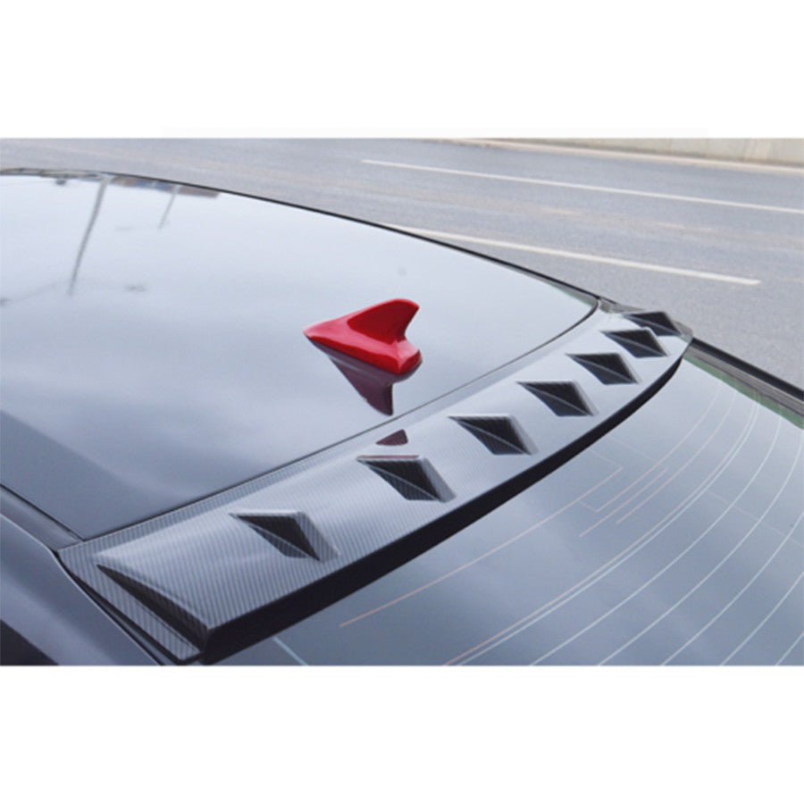 Carbon Fiber ABS Rear Roof Trunk Spoiler Wing Flap for Nissan Sentra 2020-2023